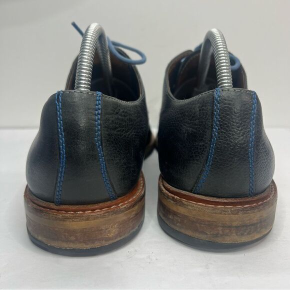 FLORSHEIM Limited full grain leather Wingtip Cap Loafer Shoes - Picture 6 of 9